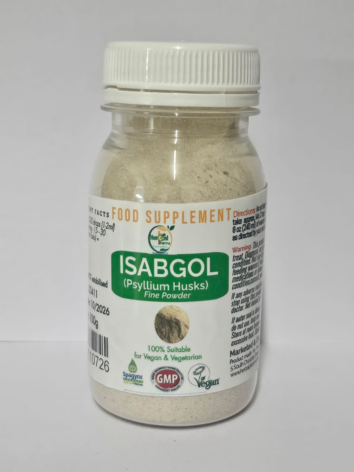 Isabglol Isabgol Fine Powder – Herbal Pharma UK