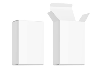 White Folding Bottle Cartons