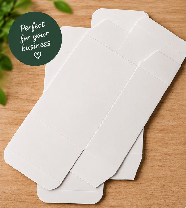 White Folding Bottle Cartons
